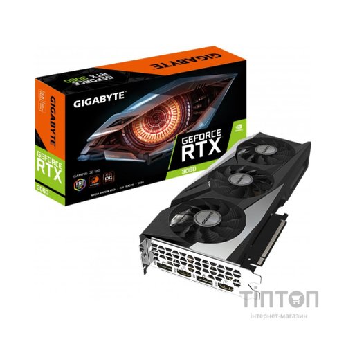 Відеокарта GIGABYTE GeForce RTX3060 12Gb GAMING OC 2.0 LHR (GV-N3060GAMING OC-12GD 2.0)