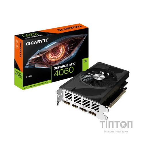 Відеокарта GIGABYTE GeForce RTX4060 8Gb (GV-N4060D6-8GD)