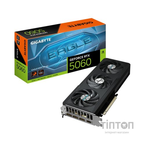 Відеокарта GIGABYTE GeForce RTX5060 8Gb EAGLE MAX OC (GV-N5060EAGLEMAX OC-8GD)