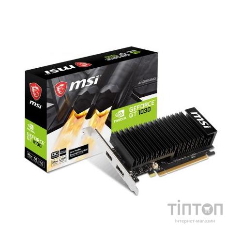Відеокарта MSI GeForce GT1030 2048Mb Silent OC (GT 1030 2GHD4 LP OC)
