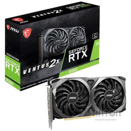 Відеокарта MSI RTX 3060 Ventus 2X 12G (RTX 3060 VENTUS 2X 12G)