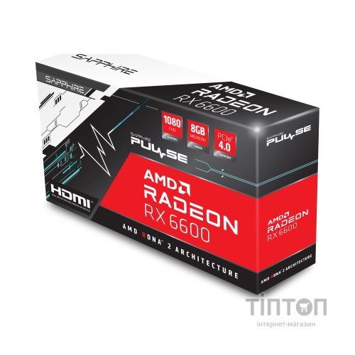 Відеокарта Sapphire Radeon RX 6600 8Gb PULSE DUAL (11310-01-20G)