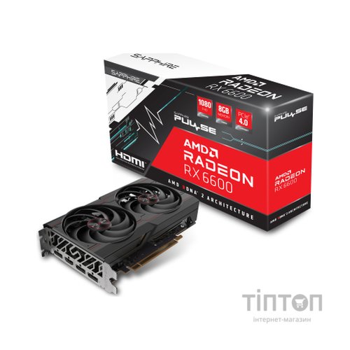 Відеокарта Sapphire Radeon RX 6600 8Gb PULSE DUAL (11310-01-20G)
