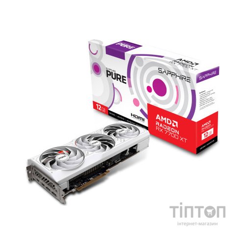 Відеокарта Sapphire Radeon RX 7700 XT 12GB PURE (11335-03-20G)