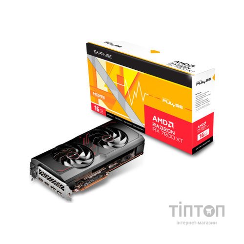 Відеокарта Sapphire Radeon RX 7800 XT 16GB PULSE (11330-02-20G)