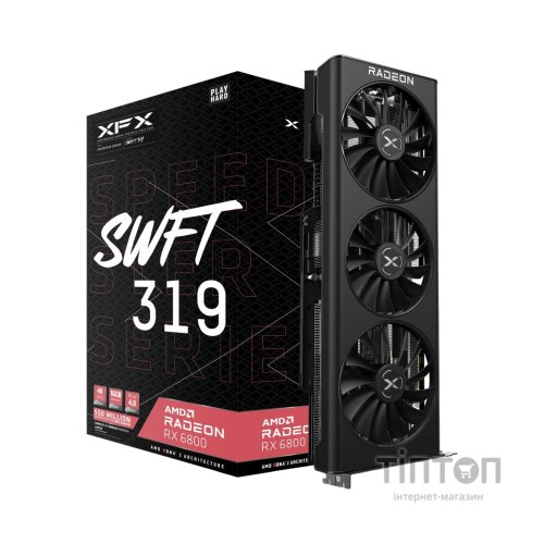 Відеокарта XFX Radeon RX 6800 16Gb Speedster SWFT 319 (RX-68XLAQFD9)