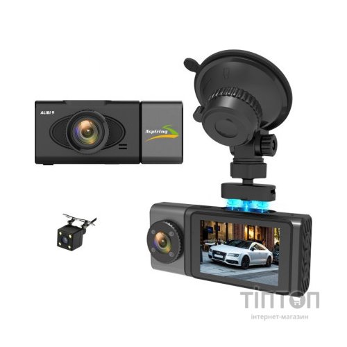 Відеореєстратор Aspiring Alibi 9 GPS, 3 Cameras, Speedcam (Aspiring Alibi 9 GPS, 3 Cameras, Speedcam)