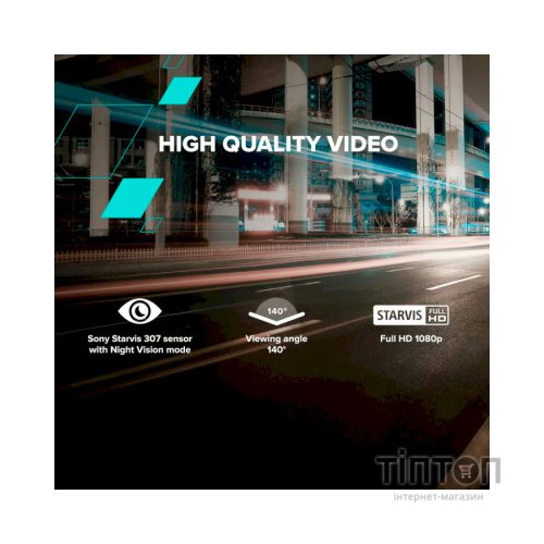 Відеореєстратор Canyon DVR10 FullHD 1080p Wi-Fi Black (CND-DVR10)