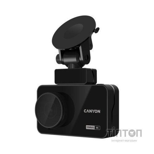 Відеореєстратор Canyon DVR40GPS UltraHD 4K 2160p GPS Wi-Fi Black (CND-DVR40GPS)
