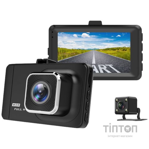 Відеореєстратор CarCam T418 Dual