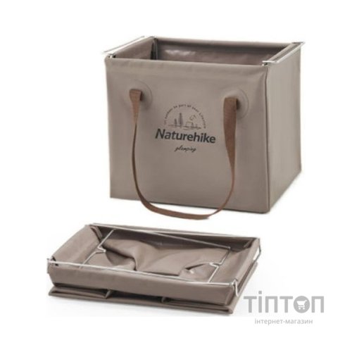 Відро складне Naturehike CNH22SN002 ПВХ 20л Tan (6927595795132)