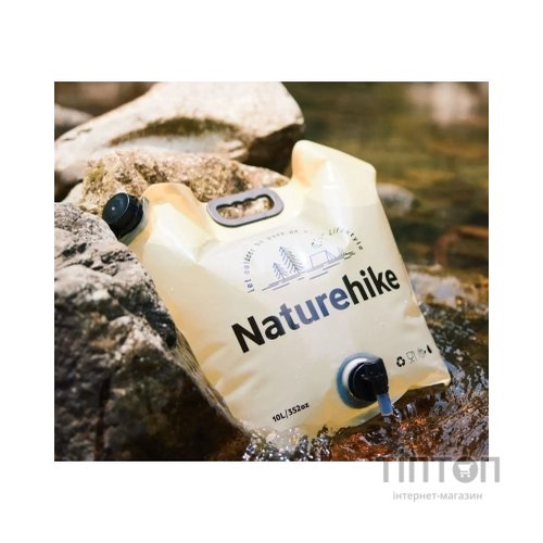 Відро складне Naturehike CNK2450CF027 для води 10 л, жовте (6927595798355)