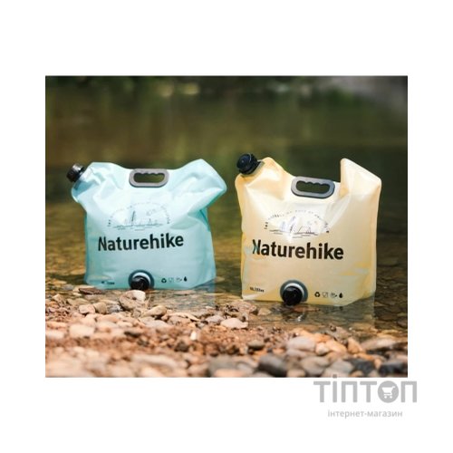 Відро складне Naturehike CNK2450CF027 для води 10 л, жовте (6927595798355)
