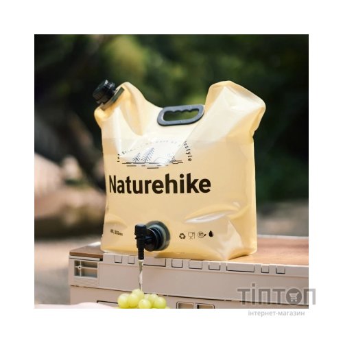 Відро складне Naturehike CNK2450CF027 для води 10 л, жовте (6927595798355)