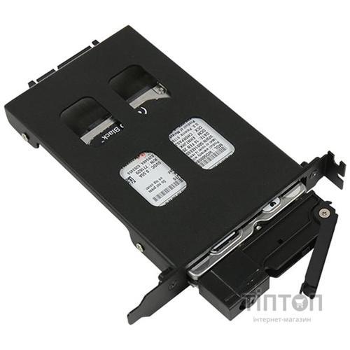 Відсік для накопичувача CHIEFTEC Backplane CMR-125, 1x2.5" HDD/SSD,1x PCI Slot,SATA,чорний,RETAIL
