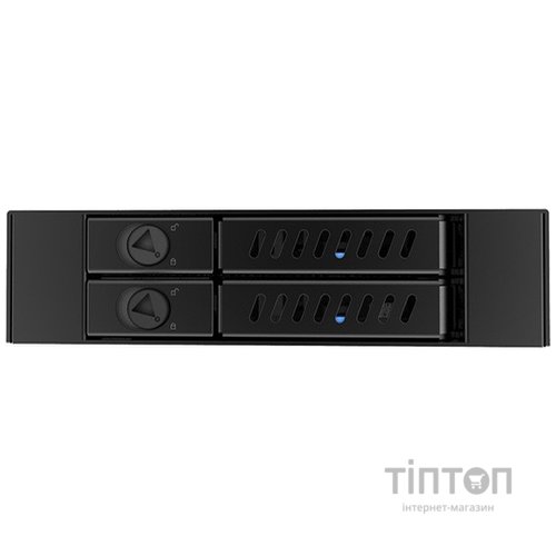 Відсік для накопичувача CHIEFTEC Backplane CMR-225, 2x2.5" HDD/SSD,1x3.5" EXT Slot,SATA,чорний,RETAIL