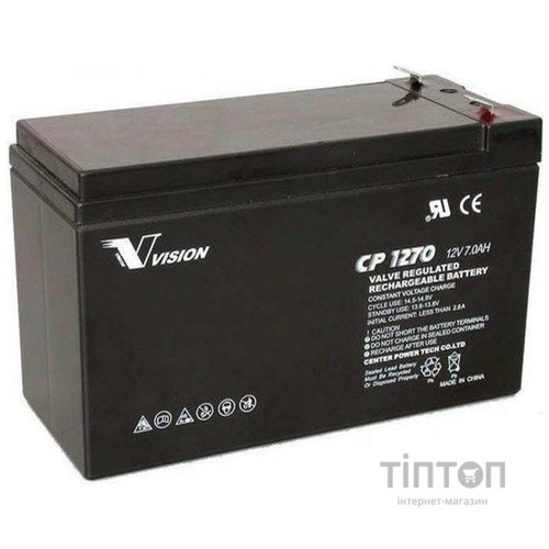 Батарея до ДБЖ Vision CP 12V 7Ah (CP1270A)