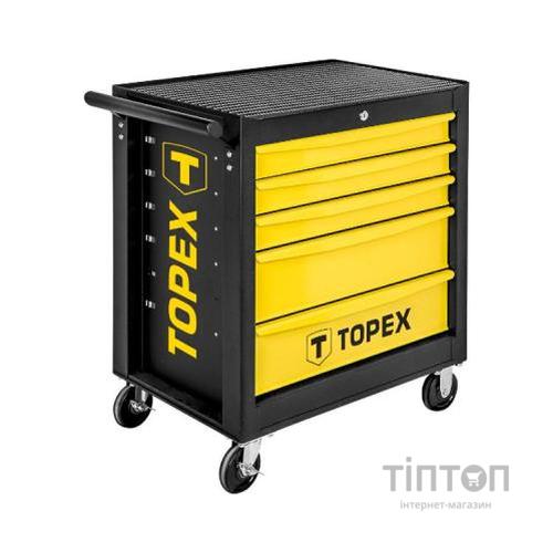Візок для інструменту Topex 5 ящиков, 680 x 460 x 825 мм, грузоподъемность 280 кг (79R501)