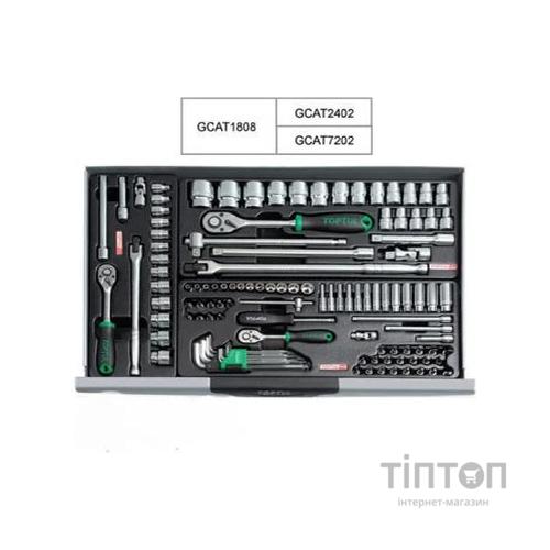 Візок з інструментом Toptul Pro-Plus в інструментальному візку 7 секцій 305 од. червона (GCAJ305H)