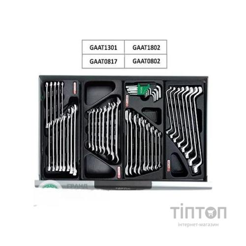 Візок з інструментом Toptul Pro-Plus в інструментальному візку 7 секцій 305 од. червона (GCAJ305H)