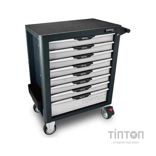 Візок з інструментом Toptul Pro-Plus в інструментальному візку 8 секцій 448 од. сіра (GE-44803)