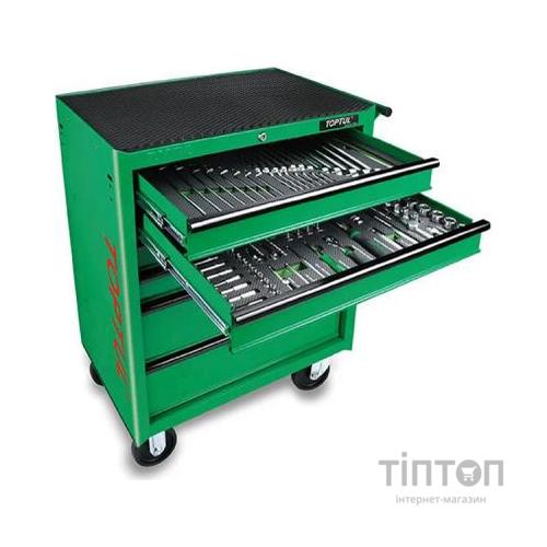 Візок з інструментом Toptul в інструментальному візку 6 секцій 208 од. (GE-20820)