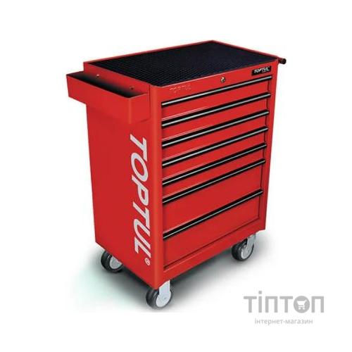 Візок з інструментом Toptul в інструментальному візку 7 секцій 227 од. червона (GCAJ0018)