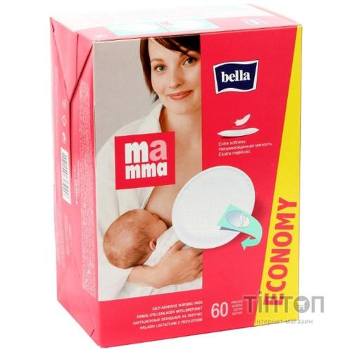 Вкладиш для бюстгальтера Bella Мамма з клейкою смужкою 60 шт (5900516401511)