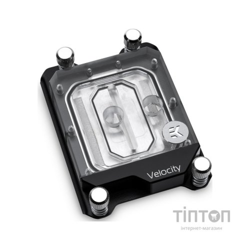 Водоблок Ekwb EK-Quantum Velocity sTR4 D-RGB - Nickel + Plexi (3831109810286)