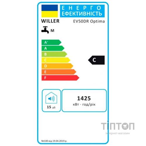 Водонагреватель Willer EV50DR серия Optima