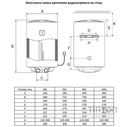 Водонагрівач Willer EV30DR серія Prime