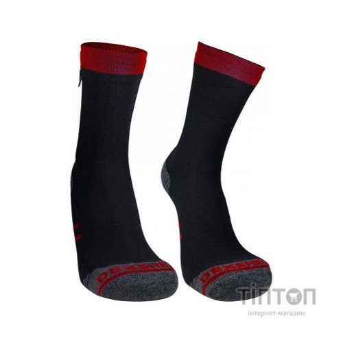 Водонепроникні шкарпетки Dexshell Running Lite XL Black/Red (DS20610REDXL)