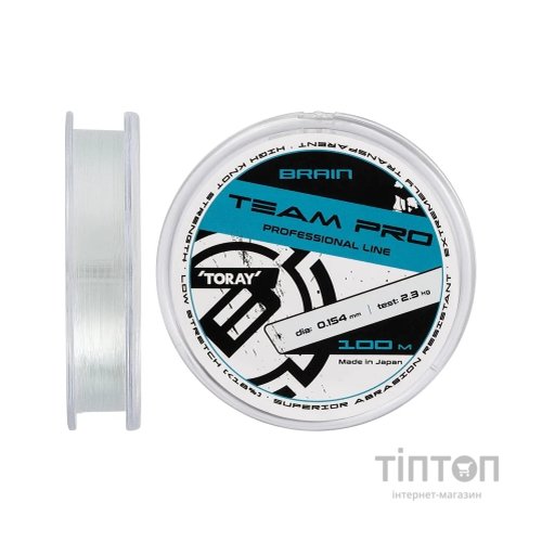 Волосінь Brain Team Pro 100m 0.154mm 2.3kg (1858.26.95)