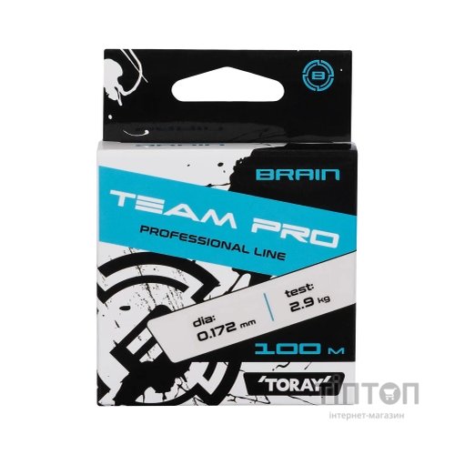 Волосінь Brain Team Pro 100m 0.172mm 2.9kg (1858.26.96)