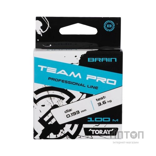 Волосінь Brain Team Pro 100m 0.193mm 3.6kg (1858.26.97)