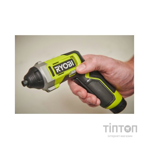 Викрутка акумуляторна Ryobi RSD4-120T 4В, USB, Lithium, 1х2Ah, 5Нм, 200об/хв, кейс, 10 насадок (5133006210)