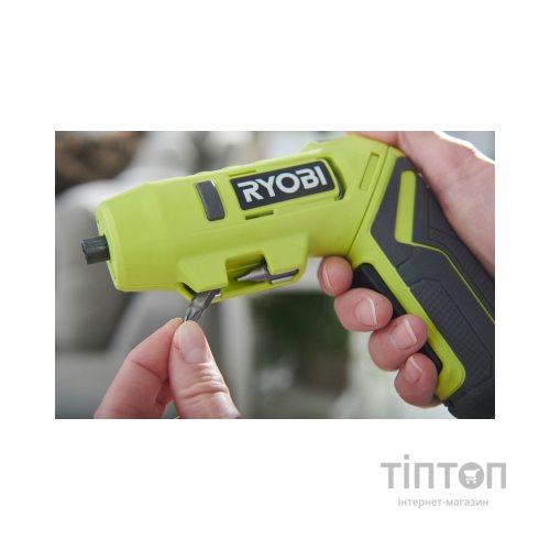 Викрутка акумуляторна Ryobi RSDP4-120G 4В, USB, Lithium, 1х2Ah, 5Нм, 200об/хв, поворотна ручка (5133005958)