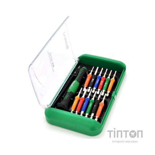 Викрутка Bakku BK-6312 12in1, пинцет прямой ,Box (BK-6312)