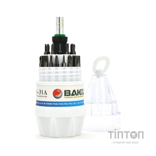 Викрутка Bakku BK-633-31A, 30 в1 (BK-633-31A)
