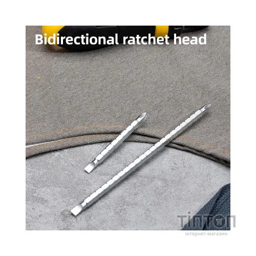 Викрутка Deli PH2 + SL6 з тріскачкою (EDL626010)