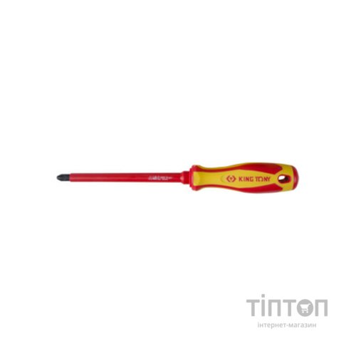 Викрутка KING TONY діелектрична Pz 0x75 мм (14780003)