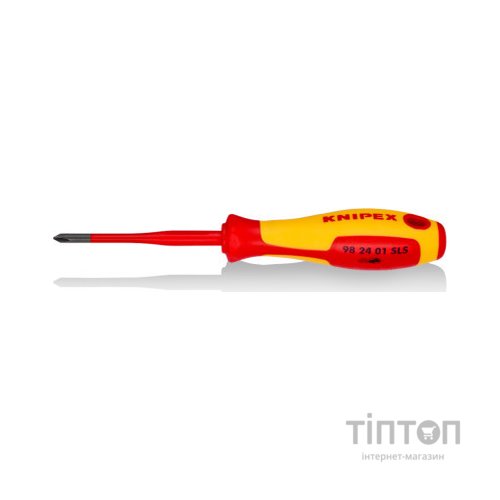 Викрутка KNIPEX для гвинтів з хрестовим шліцом Phillips (98 24 01 SLS)