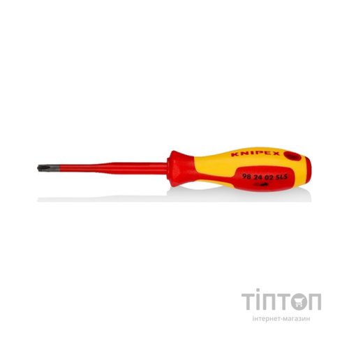 Викрутка KNIPEX для гвинтів з хрестовим шліцом Phillips (98 24 02 SLS)