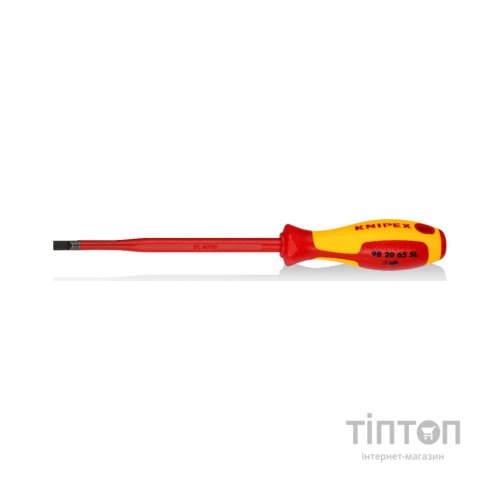 Викрутка KNIPEX для гвинтів з шліцьовими головками (98 20 65 SL)