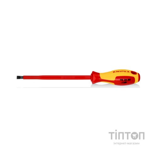 Викрутка KNIPEX для гвинтів з шліцьовими головками (98 20 80)
