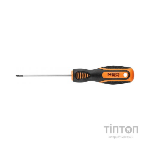 Викрутка Neo Tools хрестова, PH0 x 75 мм, CrV (04-177)