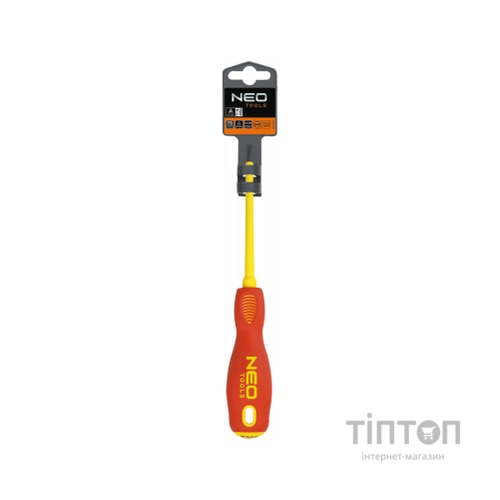 Викрутка Neo Tools шліцева 3.0 x 100 мм, (1000 В), CrMo (04-052)