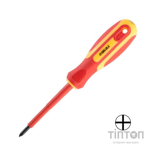 Викрутка Sigma діелектрична хрестова PH1x80мм 1000В CrV (4008141)