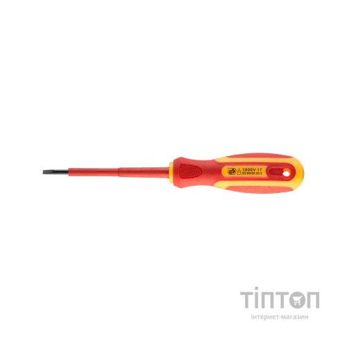Викрутка Sigma діелектрична шліцьова SL4.0x100мм 1000В CrV (4008031)