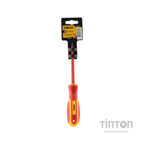 Викрутка Sigma діелектрична шліцьова SL4.0x100мм 1000В CrV (4008031)
